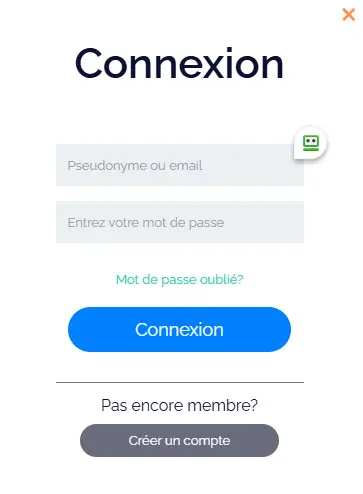 Connexion des membres du CASINOZER