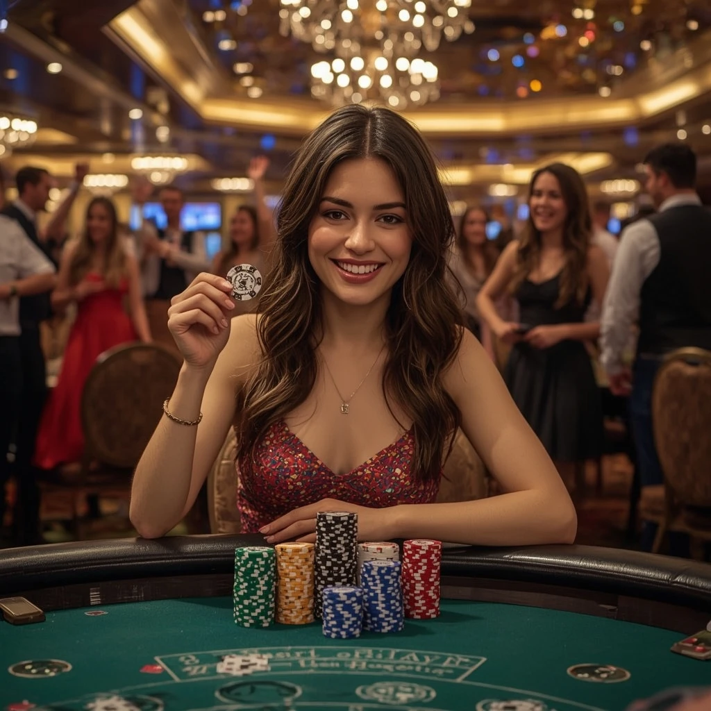 bonus dans les mains de l'homme au casino CASINOZER