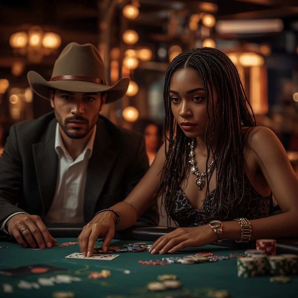 photo de deux joueurs de poker CASINOZER