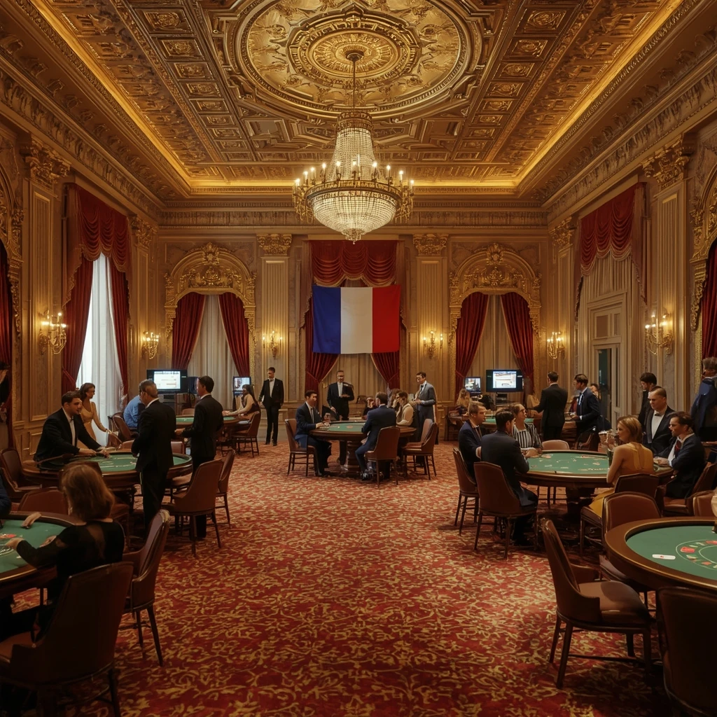 Le casino et le drapeau français CASINOZER